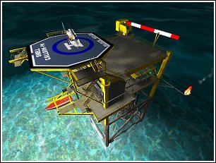 'Offshore Oil Rig'.  Copyright Shell E&P Research & Technical Services.